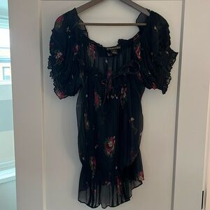 Express Blue Blouse - Medium